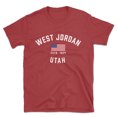 thumbnail image 1 of West Jordan Utah Patriot Men's Cotton T-Shirt, 1 of 1