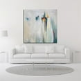 thumbnail image 2 of 24" x 24" Hazy Shades by Karen Hale - Wall Art Print on Canvas Fabric Gray, 2 of 3