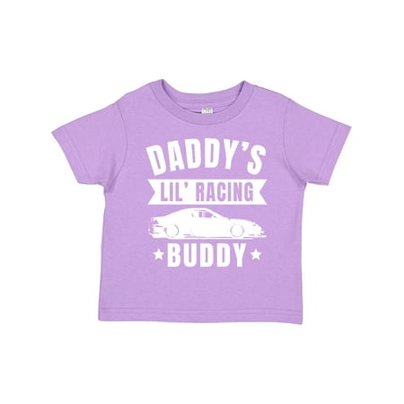 

Inktastic Daddys Lil Racing Buddy Gift Toddler Boy or Toddler Girl T-Shirt