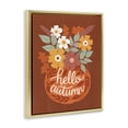 thumbnail image 4 of Stupell Industries Hello Autumn Earthy Bouquet Plants & Flowers Painting Gold Floater Framed Canvas Art Print Wall Art, 25 x 31, 4 of 10
