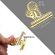 thumbnail image 4 of Gold Binder s, paquete de 10 abrazaderas de bisagra de metal grande de acero inoxidable de 2 pulgadas para fotos, cocina casera, suministros de oficina (50 mm) esquí esquí Gafas de esquí, 4 of 5