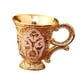 thumbnail image 5 of Vaso de vino coleccionable portátil con relieve, adorno de estilo europeo Blanco áureo, 5 of 9