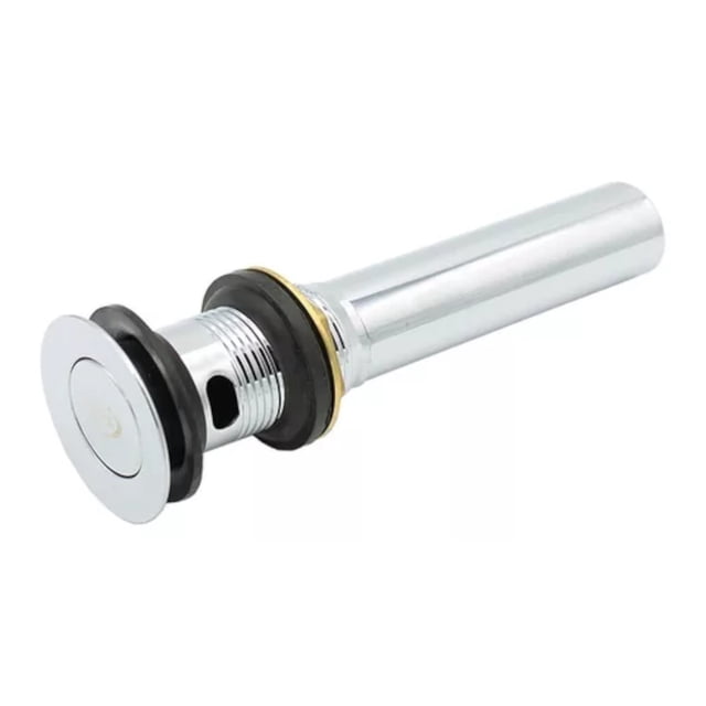 Contra para lavabo Alfa Ovalin con rebosadero Moneda cromado