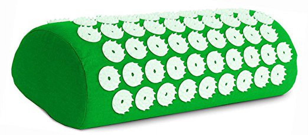 BalanceFrom Acupressure Yoga Mat and Pillow Set for Back and Neck Pain Relief and Muscle Relaxation Massage
