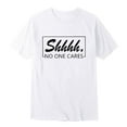thumbnail image 4 of Sngxgn Summer T-Shirt Loose Print Loose Men's Casual Short-Sleeved Tops(White,L), 4 of 6