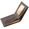 thumbnail image 3 of Mens Leather Wallet Money Pockets Credit/ID Cards Holder Purse,2 Colors HITC, 3 of 5
