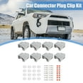 thumbnail image 2 of Unique Bargains 8 Set 2 Pin No.9098011875 Car Fuel Injector Connector Adapter Plug Clip Kit Replacement for Toyota, 2 of 6