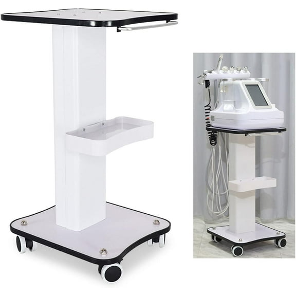 360° Rolling Trolley Cart Beauty Salon SPA Storage Equipment Machine Organizer 3 Tier,Trolley for Beauty Instrument