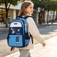 thumbnail image 5 of Dalxymotic Backpack for Boys, 3-in-1 Bookbag with Lunch Bag, Pencil Case, Breathable Padded Shoulder Strap, Lightweight Set for Travel, Camping, Hiking, Outdoor, 5 of 8