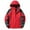 Red, variant on Christmas! Borniu Women's Windbreaker Trench Coat Outdoor Single-layer Sprinker Suit Casual Lapel Zipper Loose Soft Top Hooded Coat