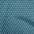 thumbnail image 1 of oneOone Cotton Poplin Twill Teal Blue Fabric Christmas Craft Projects Decor Fabric Printed By The Yard 56 Inch Wide, 1 of 5