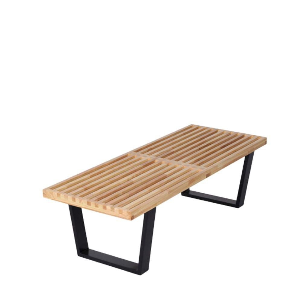 Banc Percy en naturel, banc naturel, banc en bois manufacturé, banc de ligne naturelle, banc en bois naturel, banc de patio, banc d'entrée 60"