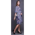 thumbnail image 3 of Bimba Kaftan de Plage à Fleurs, Paréo de Bikini, Robe Midi pour Femmes, Caftan Court - P-L, 3 of 5