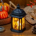 thumbnail image 2 of PEIBang Halloween LED Lantern Lights,Vintage Flameless Lantern,Pumpkin Ghost Witch Decorative Lamp for Halloween Home Indoor Outdoor Decoration, 2 of 6