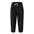 thumbnail image 4 of Vedolay Mens Sweatpants with Pockets Casual Drawstring Cargo Pants 2023 Black,M, 4 of 4