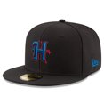 thumbnail image 3 of Men's New Era Black Houston Texans Omaha 59FIFTY Fitted Hat, 3 of 5