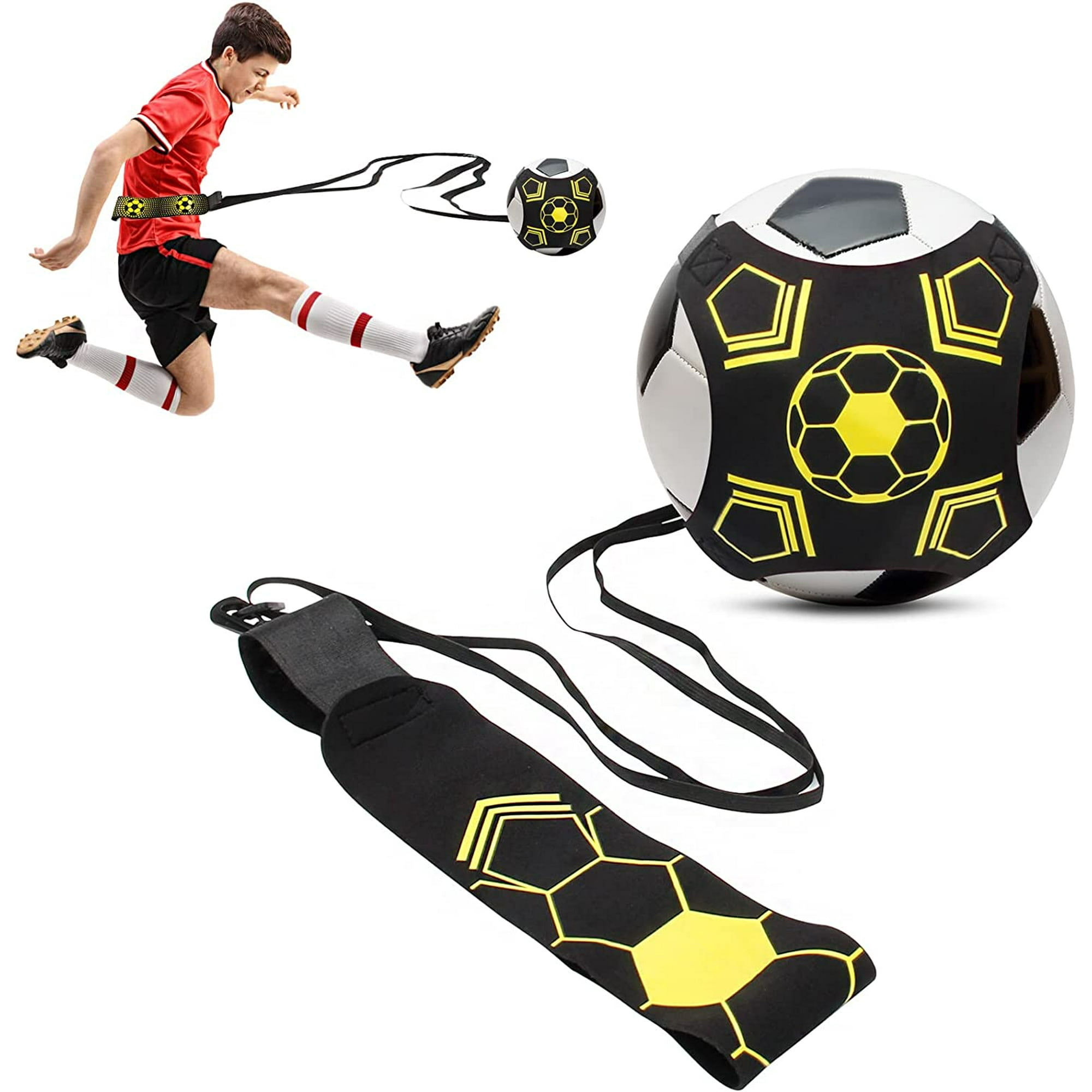Ceinture d Aide a l Entrainement de Football Controle Rapproche et Competences Ceinture d Aide a l Entrainement de Football Ajustement a Main Libre Tailles de Ballon 3 4 et 5 Equipement d Entrainement...