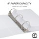 thumbnail image 3 of View Binder Samsill - Carpeta con 3 anillas (base vegetal, 10 cm), color blanco, 3 of 6