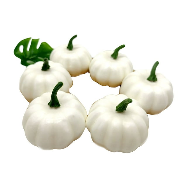 Naiovety Calabaza artificial de Halloween de espuma Aspecto realista Durabilidad duradera en interiores o exteriores Kits de decoración para fiestas