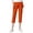 Orange, variant on Women's Plus Size High Waisted Cotton Linen Harem Pants Loose with Slit