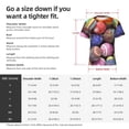 thumbnail image 4 of Bixox Men's Easter Eggs1 Printed Short Sleeve Skinny Athletic T-Shirt, 4 of 6