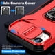 thumbnail image 2 of Funda para GANGXUN iPhone 15 Plus - Soporte metálico, Función magnética, Rojo, 2 of 6