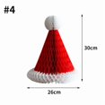 thumbnail image 1 of 3D Honeycomb Paper Christmas Tree Ornament, Desktop Decoration For New Year Kids Gift, 1 of 10