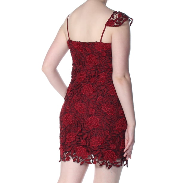 guess red lace dress Guess Sleeveless Teegan Lace Dress