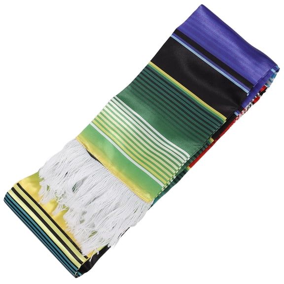 HONMEET Unisex Graduation Sash Stole Multi-Color 1 Pack for Graduation Ceremony and Celebration