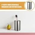 thumbnail image 3 of LITINKIMI Stainless Steel Cups Silver 2Pcs Insulated Travel Mug Bathrooms, 3 of 8