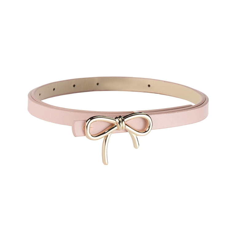 8 Pcs Faux Leather Elastic Cinch Belts with Bowknot for Women Dresses LALADEFIEE Elegant Bowknot Ribbon Tie Belt for Women Soft  main image 4