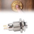 thumbnail image 4 of Button Switch, Waterproof Push Button Switch Pressure Resistant Flame Retardant Base  for Low Current Doorbells for Access Control Device Activation Red,Green,Blue,Yellow,White, 4 of 7