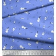 thumbnail image 2 of Soimoi Modal Satin Fabric Notes,Guitar & Saxophones Musical Instrument Decor Fabric Printed Yard 42 Inch Wide, 2 of 3
