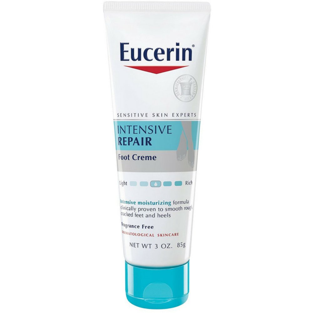 Eucerin Intensive Repair Foot Creme 3 oz (Pack of 3)