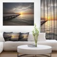 thumbnail image 1 of Long Boardwalk into the Sunset Sea, 1 of 3