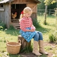 thumbnail image 4 of Tablier de Collecte d'Œufs avec Poche Imprimé Poulet Durable en Polyester pour Entretien de la Ferme et Récolte, 4 of 4