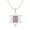 Sterling Silver, variant on 1.8 Cts Ruby Glass Filled Open Star Valentines Day Gifts Pendant Necklace Dainty Charm 925 Sterling Silver Gold Vermeil
