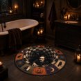 thumbnail image 5 of Halloween Theme 3D Visual Optical Floor Mat,Vintage Raven Vortex Hole Design Non- Washable Illusion Round Rugs,for Home,Party,Trick or Treat Entry Decor, 5 of 6