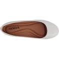 thumbnail image 5 of kreme Soda Women Shoes Ballet Flat Comfortable Gel Insole Round Toe White PU (White, 5.5), 5 of 5