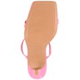thumbnail image 6 of Journee Womens Brie Open Toe Mid Stiletto Dress Sandals, 6 of 10