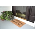 thumbnail image 4 of Imports Decor 591PVC 30 x 18 x 0.5 in. Stay Pawsitive Mat - Brown & Black, 4 of 4
