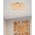thumbnail image 2 of Lámpara de Techo Empotrada Elegant Lighting Century Oro 36 cm, 2 of 9