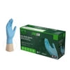 X3 Nitrile, Latex Free, Powder Free Industrial Disposable Gloves, Blue, Large, 200/Box