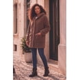 thumbnail image 5 of Roaman's Women's Plus Size Hooded Teddy Fleece Coat, 5 of 5