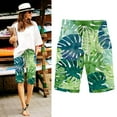 thumbnail image 2 of Fshinging Women Summer Casual Shorts 2025 Fashion Print Prints Lacing Beach Pants Pocket Five Point Pants Dressy Work Shorts, 2 of 4