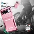 thumbnail image 6 of Dteck Case for Google Pixel 9 Pro XL,Shockproof TPU+PC Armor Case Slide Lens Protection Cover for Google Pixel 9 Pro XL,Pink, 6 of 7