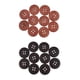 thumbnail image 1 of 20pcs Botón De Madera Plano 4 Agujeros Ropa De Coser Accesorios 50mm 2 Colores, 1 of 9