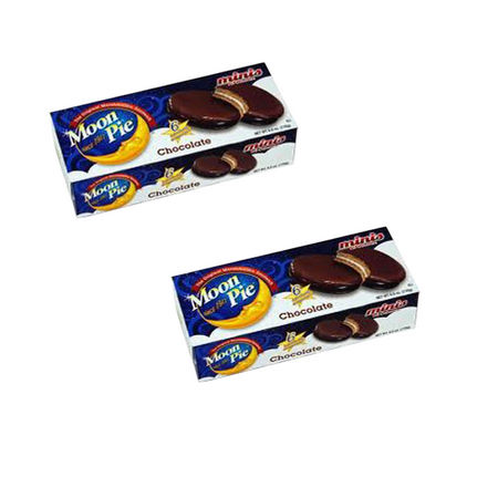 (2 pack) Moon Pie Chocolate Mini Pies 6 count