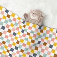thumbnail image 2 of Pofeuu Colorful Checkered 1 Print Puppy Blanket,Dog Blankets,Pet Blanket Cozy Cat Blankets for Indoor Cats, Fuzzy Pet Blanket for Kitten Doggy Dog Blankets-, 2 of 8