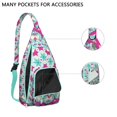 thumbnail image 2 of Waterproof Hiking Backpack Sling Bag for Women – Lightweight Crossbody Bag with Adjustable Strap, Multipurpose Chest Bag for Travel & Outdoor Adventures – Mandala Zen Geometric Design, 2 of 4